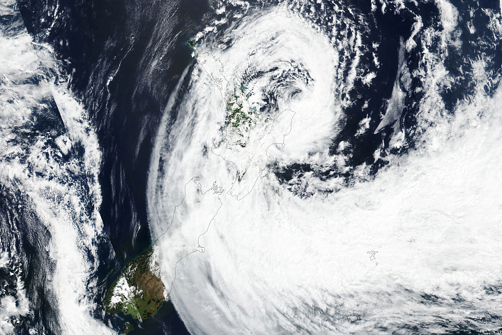 Cyclone Gabrielle Lashes New Zealand - selected child image