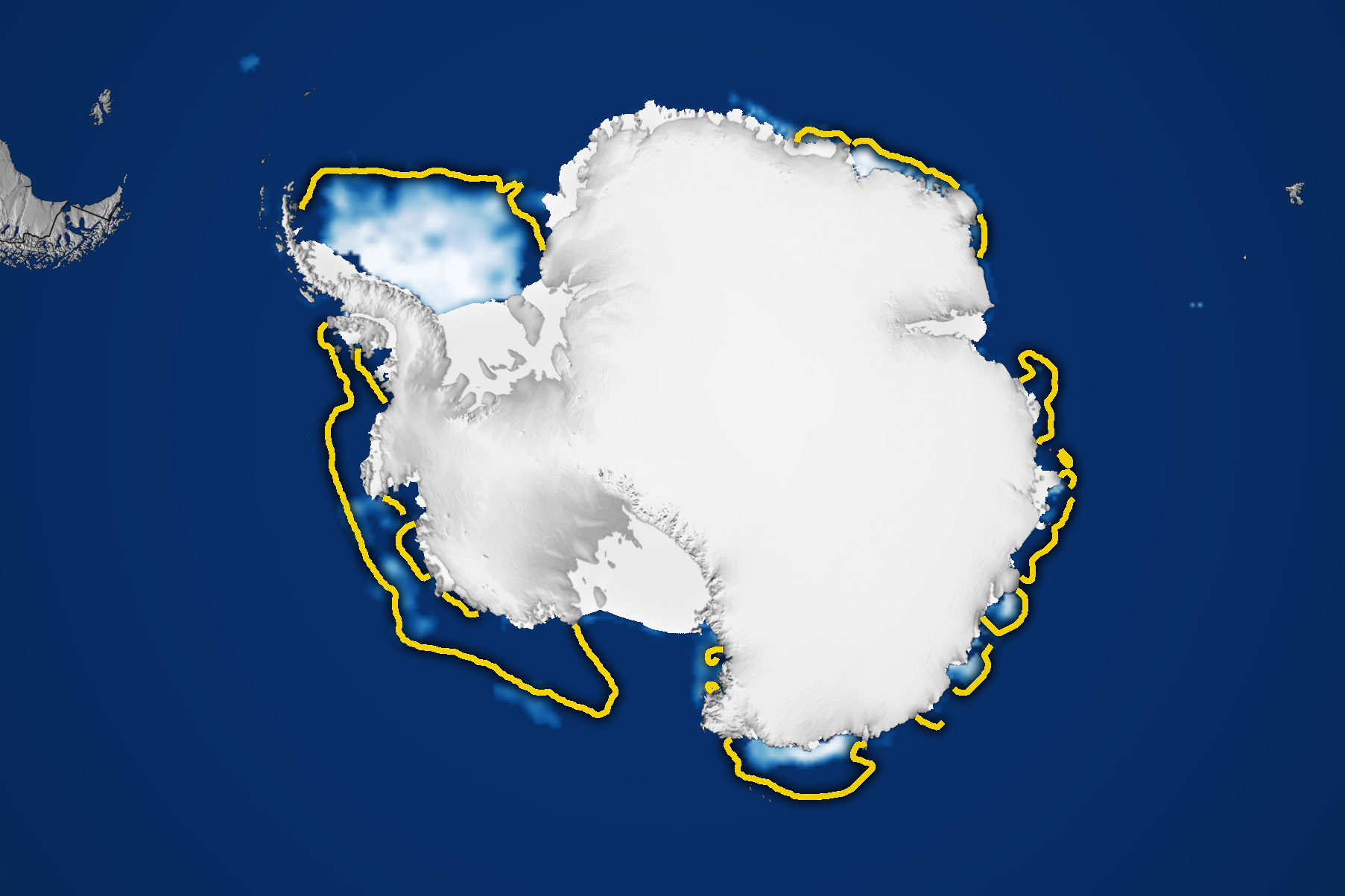 antarctic ocean map