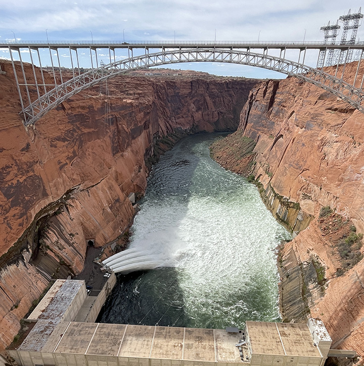 High Flow at Glen Canyon Dam - related image preview