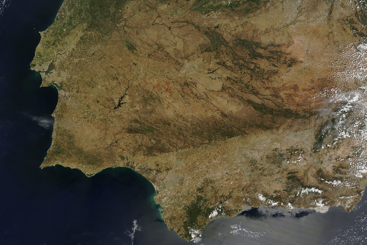 Spain Browned by Drought