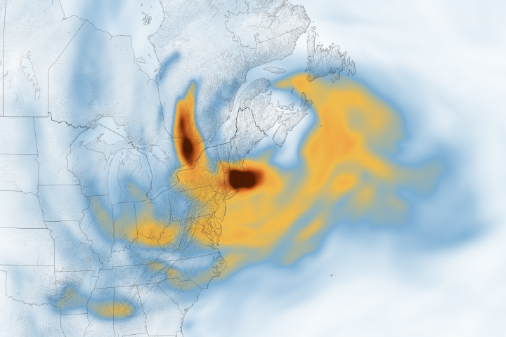 Hazardous Air Chokes Northeastern States - selected image