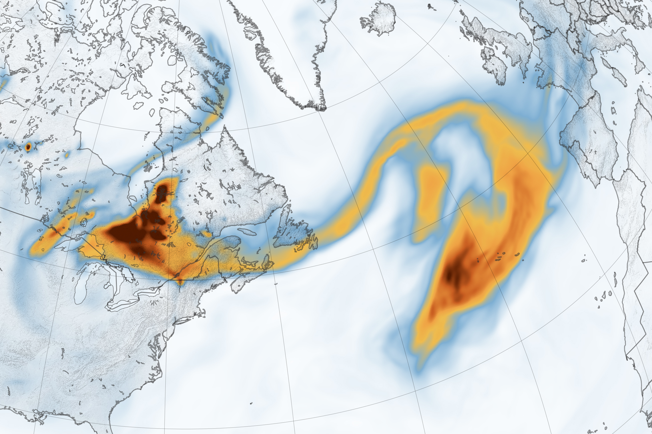 Canadian Smoke Reaches Europe - related image preview