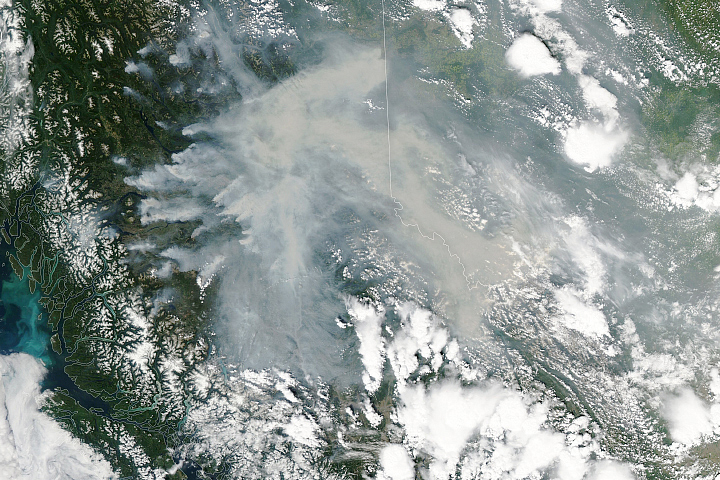 Fires Rage in British Columbia - selected image