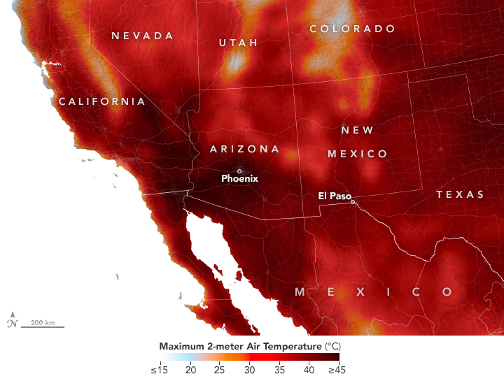 Relentless Heat in the Southwest