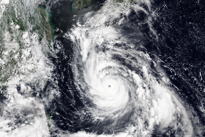Train of Typhoons in the Western Pacific - selected image