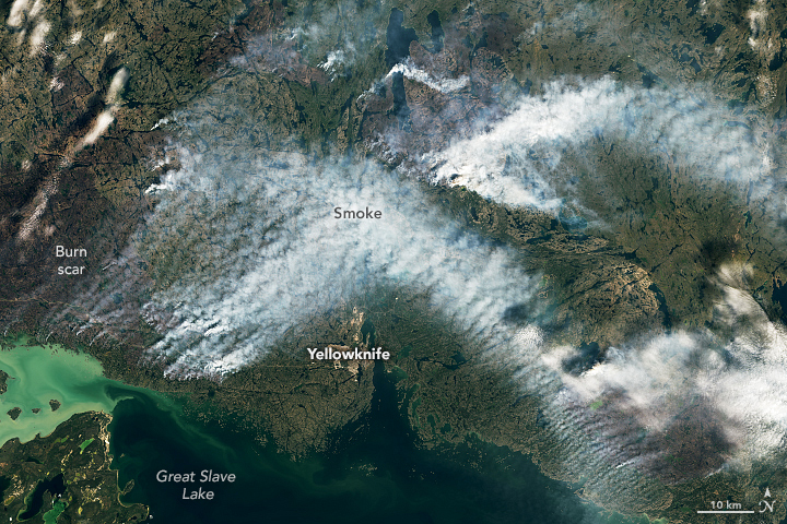 Wildfires Approach Yellowknife