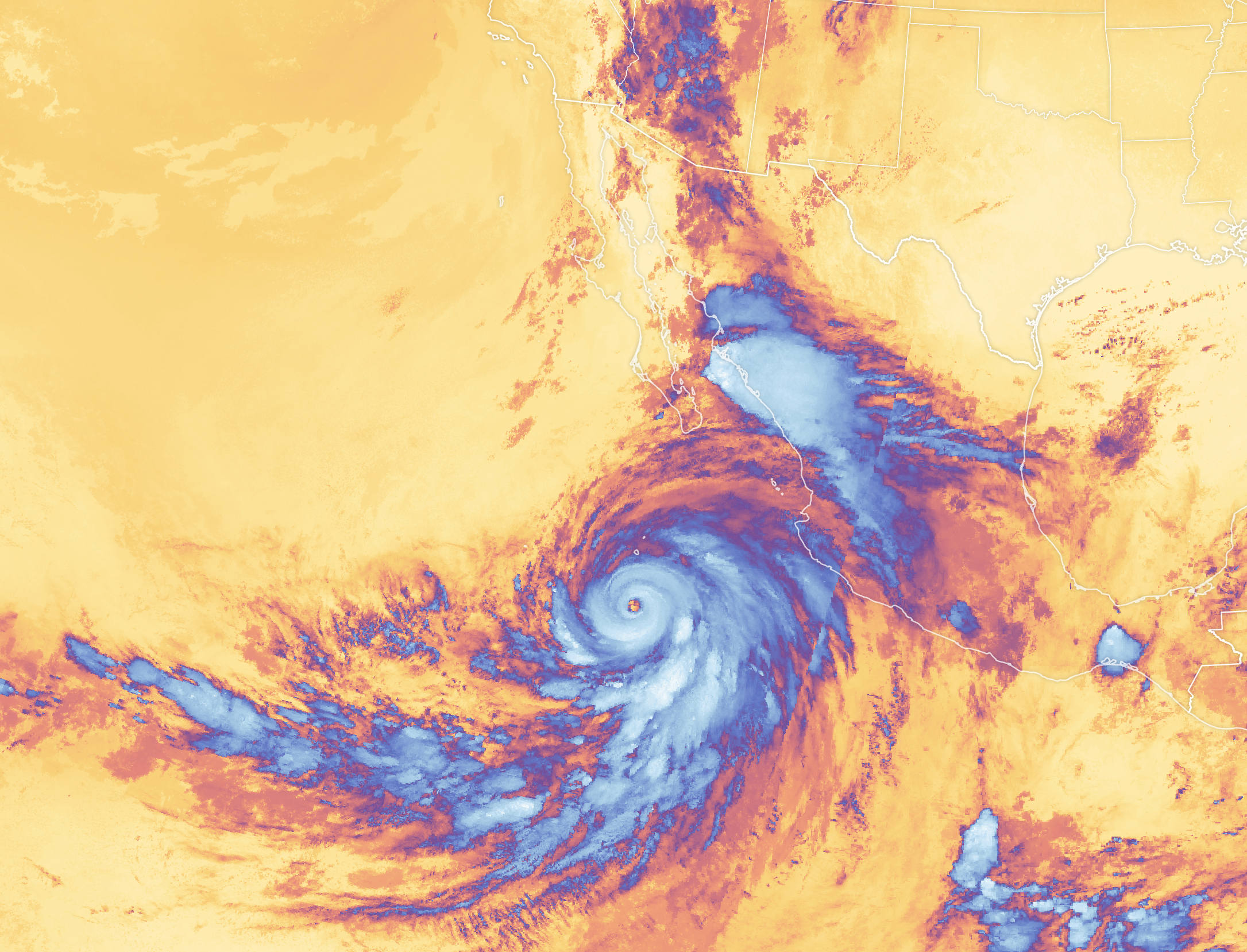 Hurricane Hilary Barrels Toward Baja California - related image preview