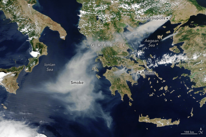 Wildfires Rage in Greece - related image preview