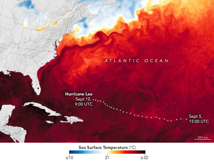 Hurricane Lee Traverses the Warm Atlantic - related image preview