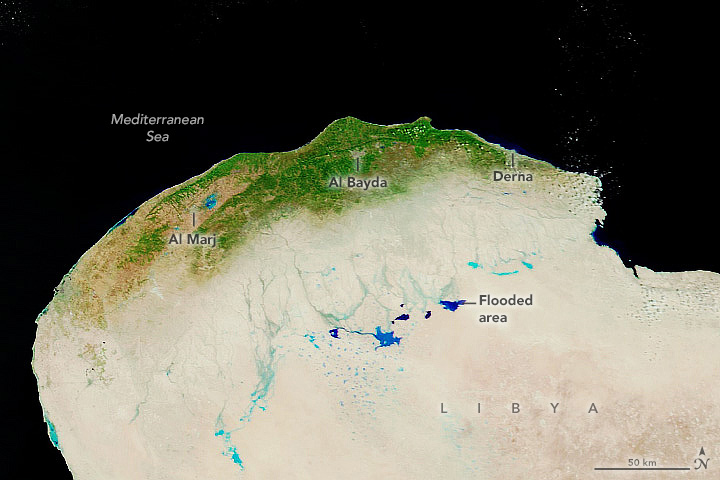 Torrential Rain Wreaks Havoc in Libya
