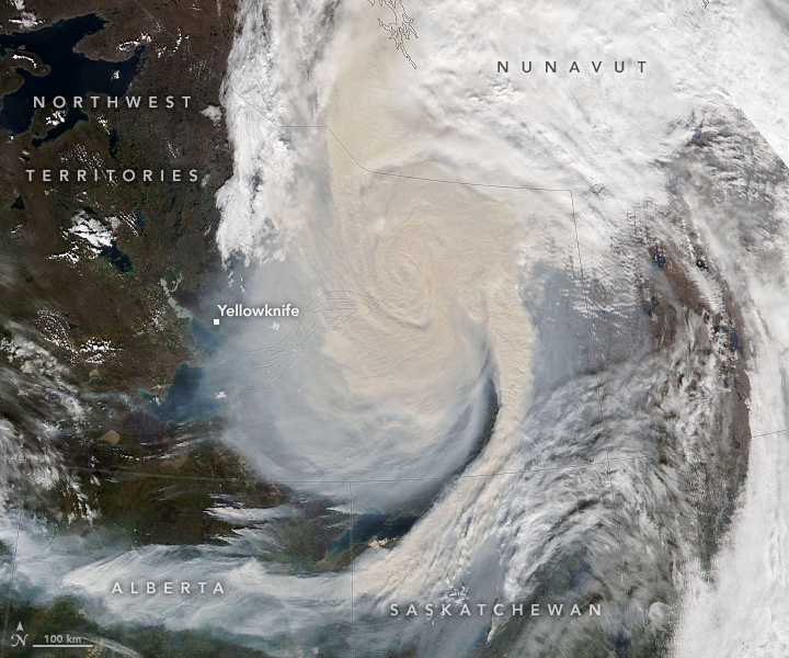 A Smoky Cloud Swirl