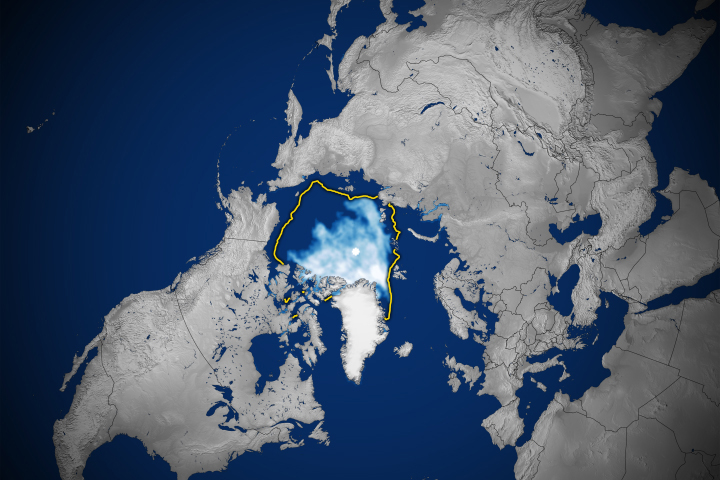 Arctic Sea Ice 6th Lowest on Record  