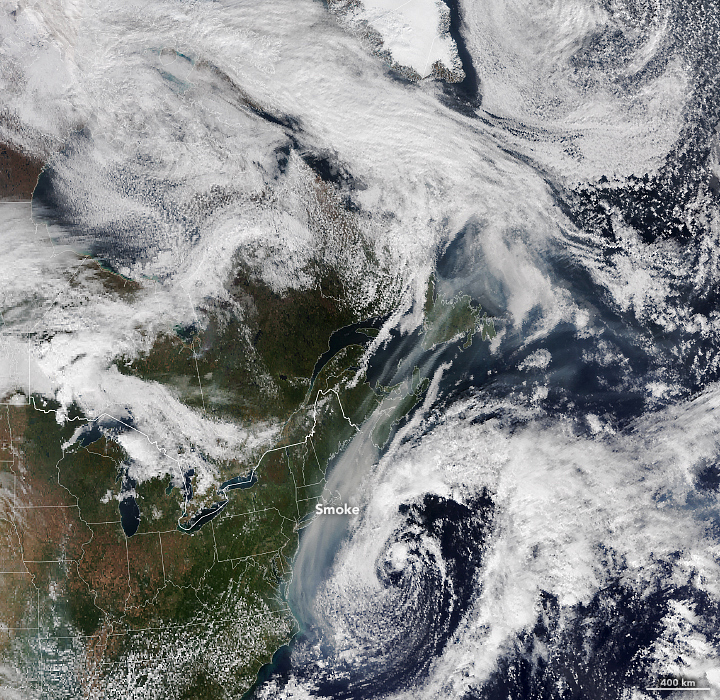 A Smoky Pall Over Canada