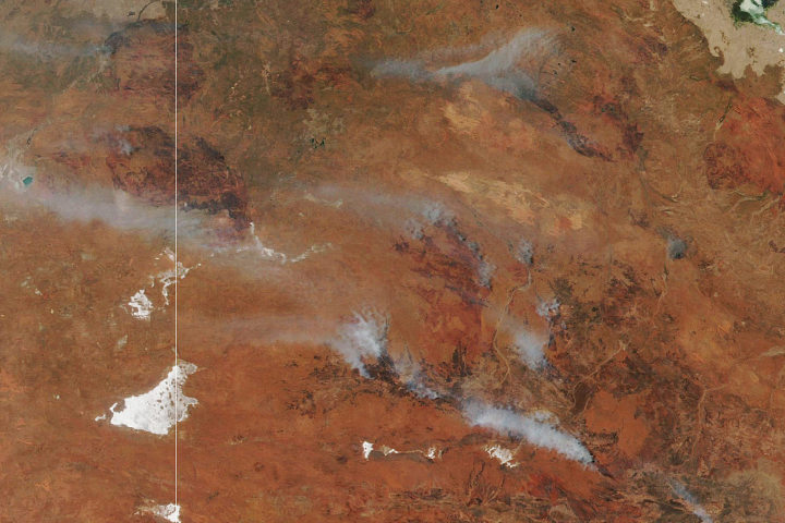 Bushfires in the Northern Territory