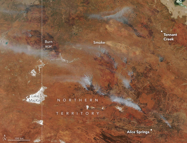 Bushfires in the Northern Territory - related image preview
