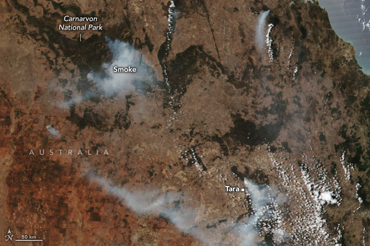 Bushfires in Queensland