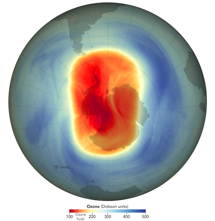 Modest Ozone Hole in 2023 - related image preview
