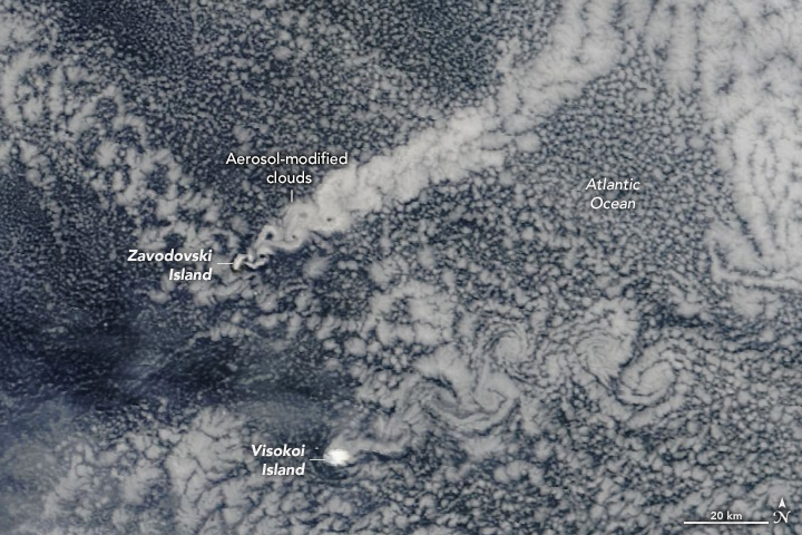Signs of Sulfates Over Zavodovski Island - related image preview