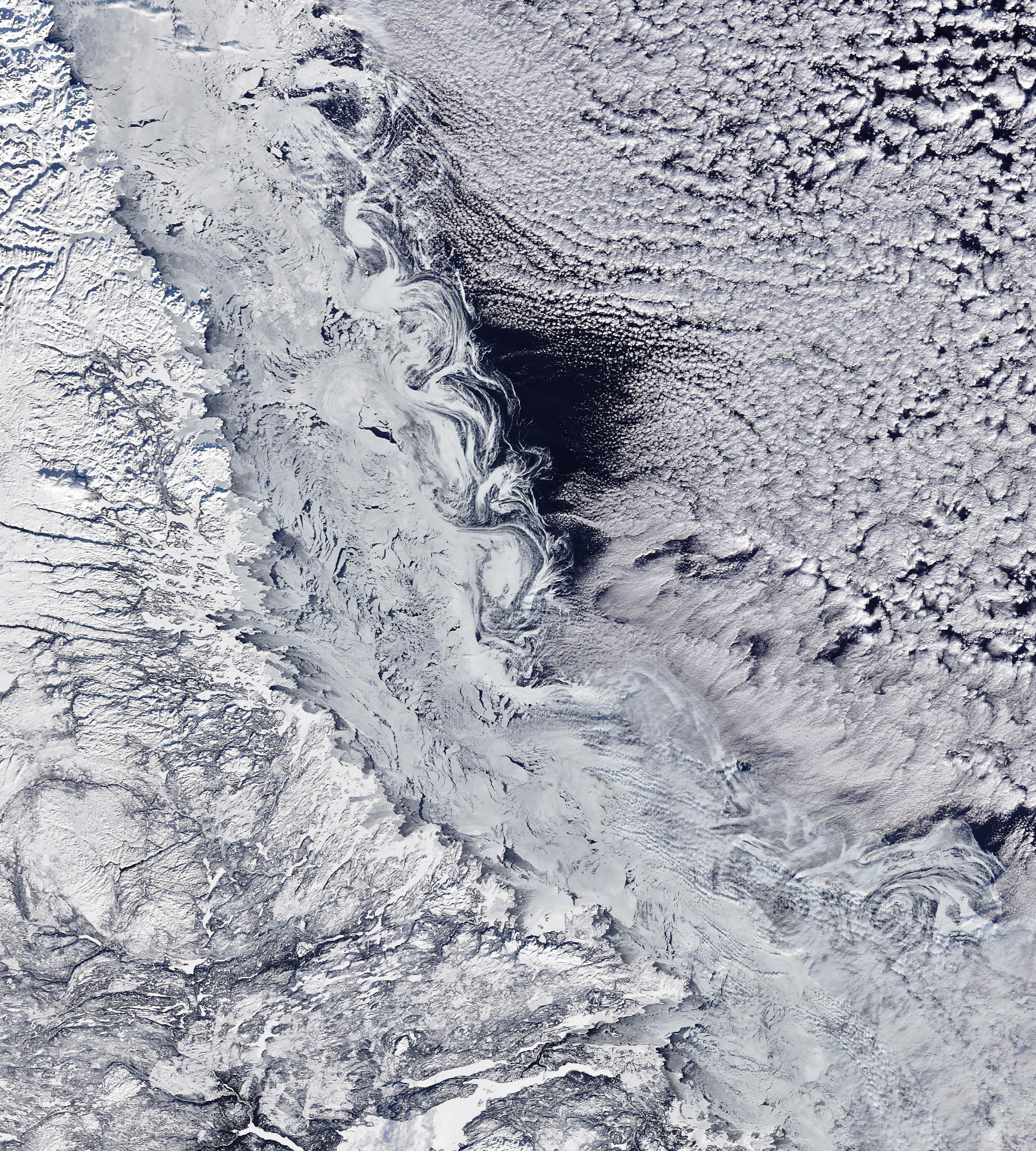 Ice Swirls Along the Labrador Coast - related image preview