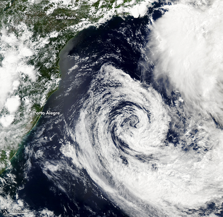 A Rare Tropical Storm in the South Atlantic
