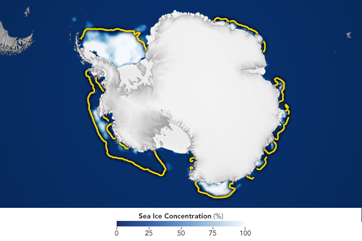 Antarctic Sea Ice at Near-Historic Lows - related image preview