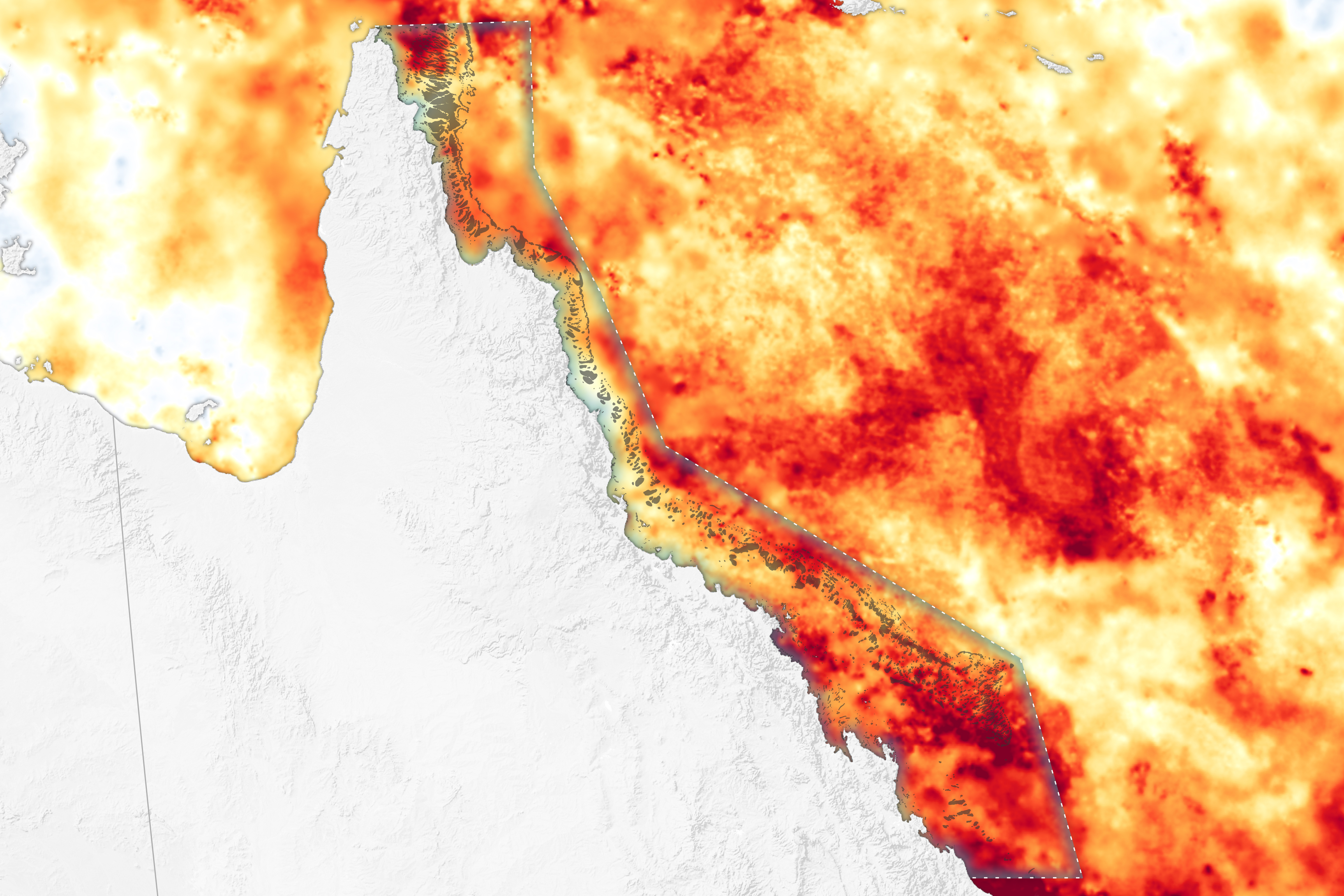 Heat Stress on the Great Barrier Reef - related image preview