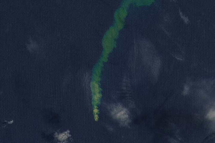 An Underwater Plume From Kavachi