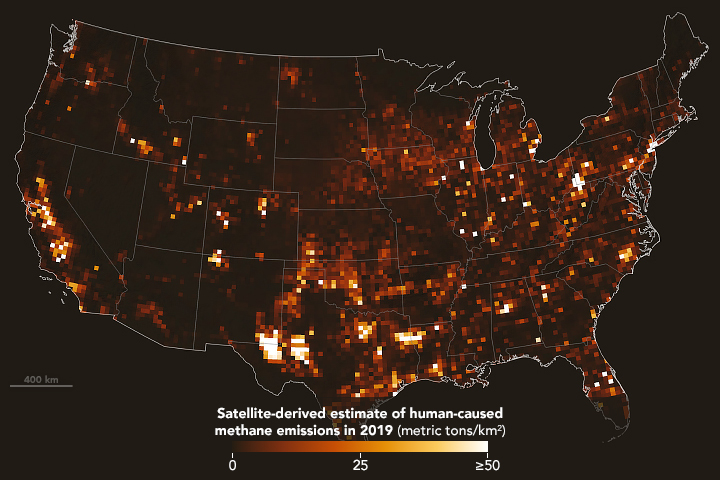 Satellite Data Suggest U.S. Methane Emissions Underestimated - related image preview