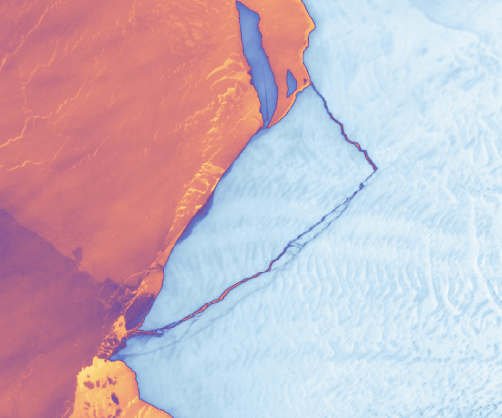 Antarctic Ice Shelf Spawns Iceberg A-83 - related image preview