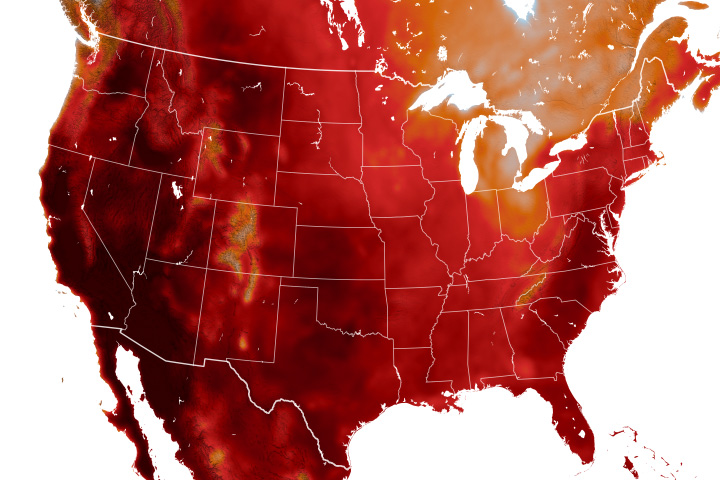 Extreme Heat Hammers U.S. Coasts