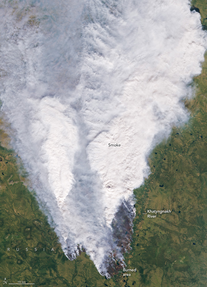 Fires Char the Siberian Arctic