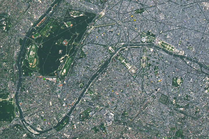Paris Olympics from Above