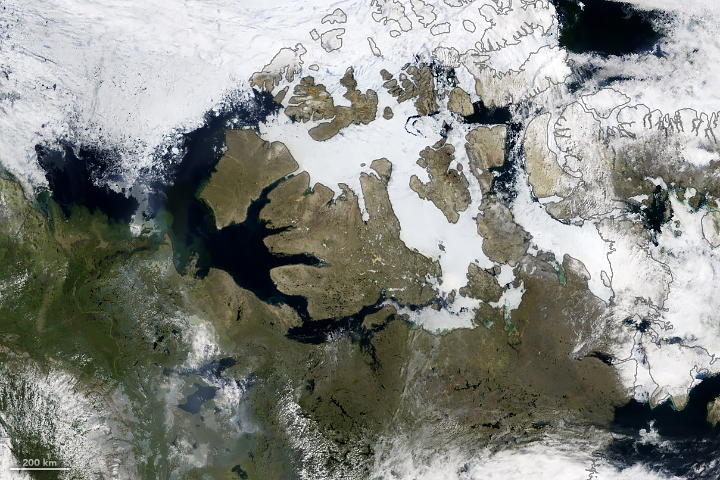 Sea Ice Chokes the Northwest Passage - related image preview