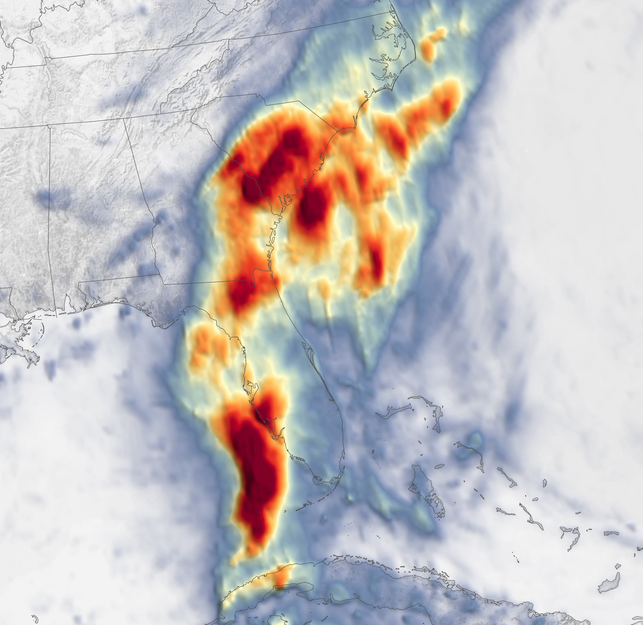 Debby Soaks The Southeast