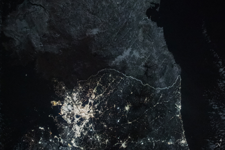 The Korean Peninsula at Night - related image preview