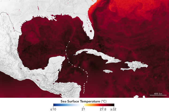 Ocean Heat for Hurricane Helene