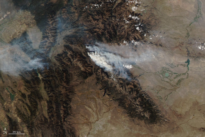 A Forest Fire in Western Wyoming - related image preview