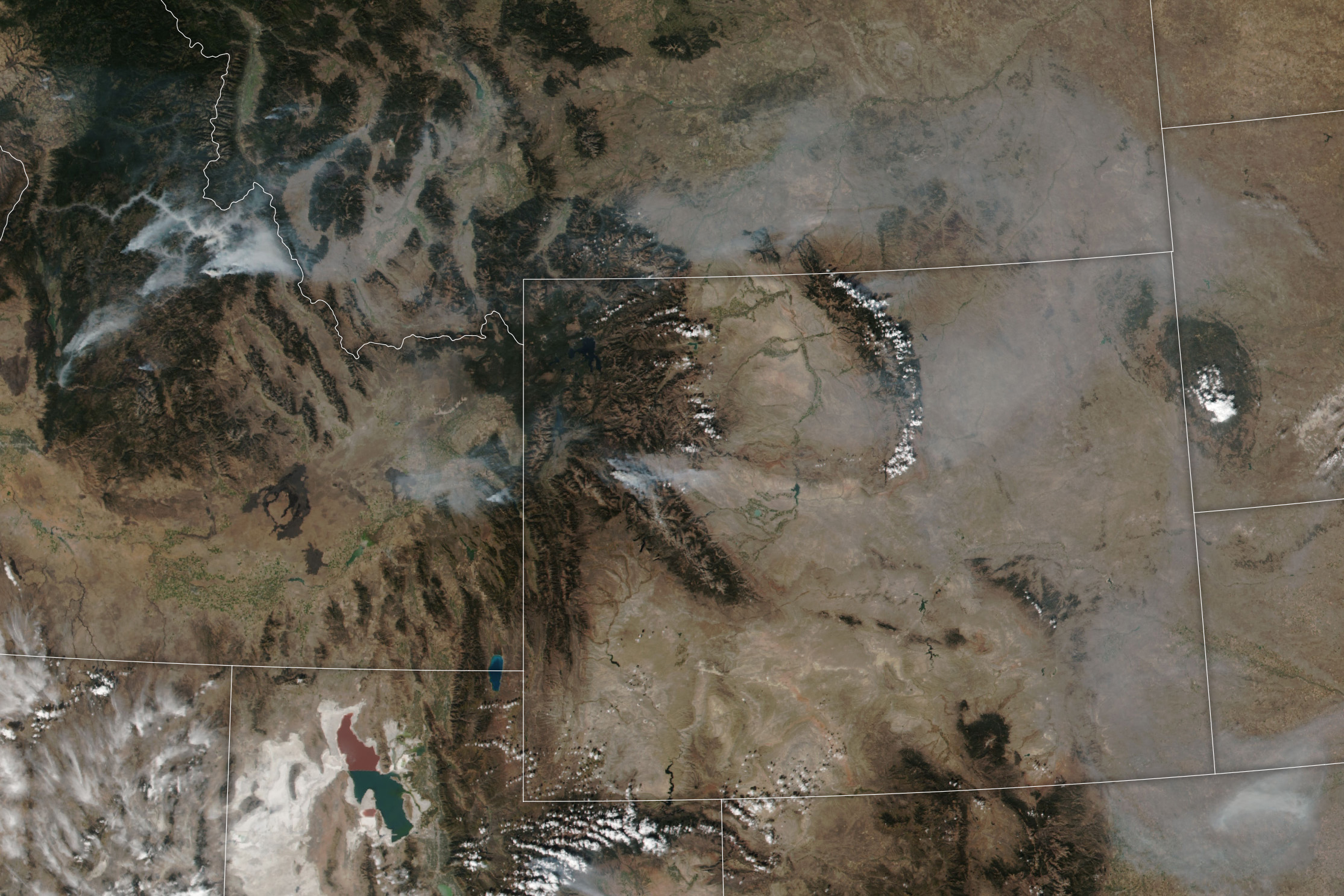 A Forest Fire in Western Wyoming - related image preview