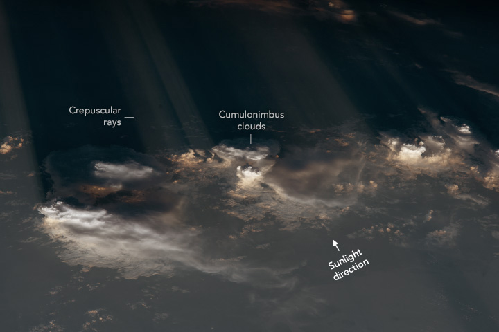 Crepuscular Rays and Cumulonimbus Clouds - related image preview