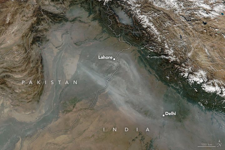 Smoky Skies Over the Indo-Gangetic Plain - related image preview