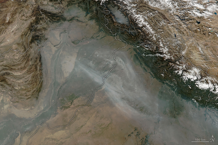 Smoky Skies Over the Indo-Gangetic Plain - related image preview