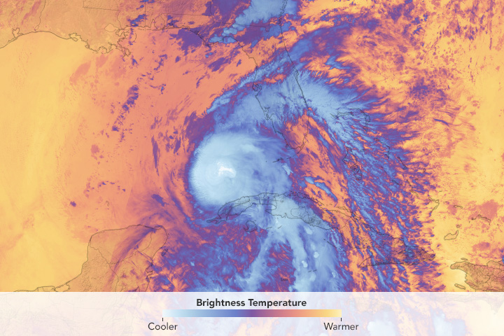 Hurricane Rafael Crosses Cuba