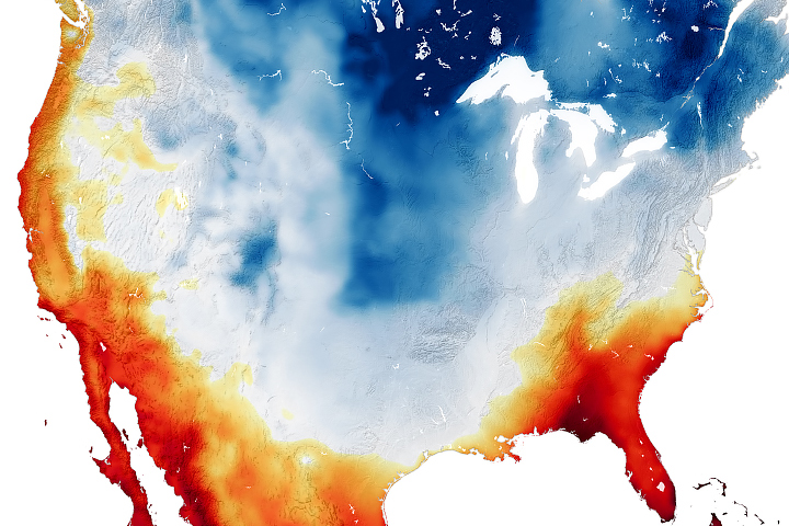 Cold and Snow Wallop the U.S.