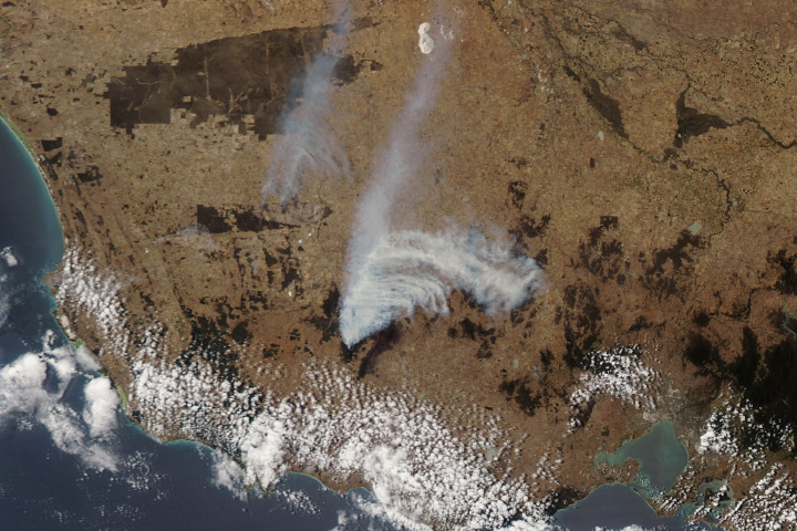 Bushfires Burn in Victoria