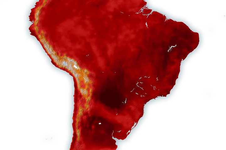 Summer Heat Wave in South America