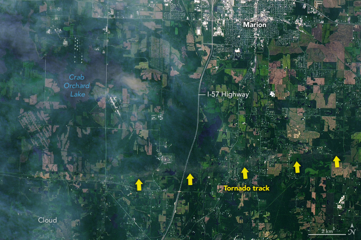 A Tornado Scars Southern Illinois - related image preview