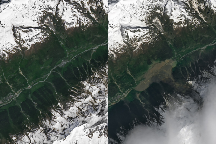 Glacier Collapse Buries Swiss Village