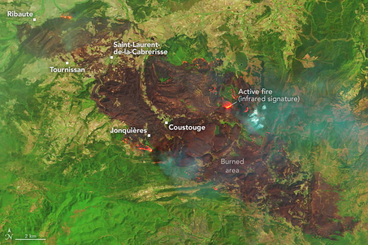 Wildfire Sweeps Through Southern France - related image preview