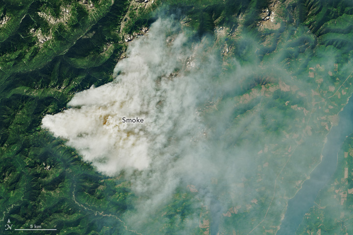 Fire Burns Through Olympic Wilderness - related image preview