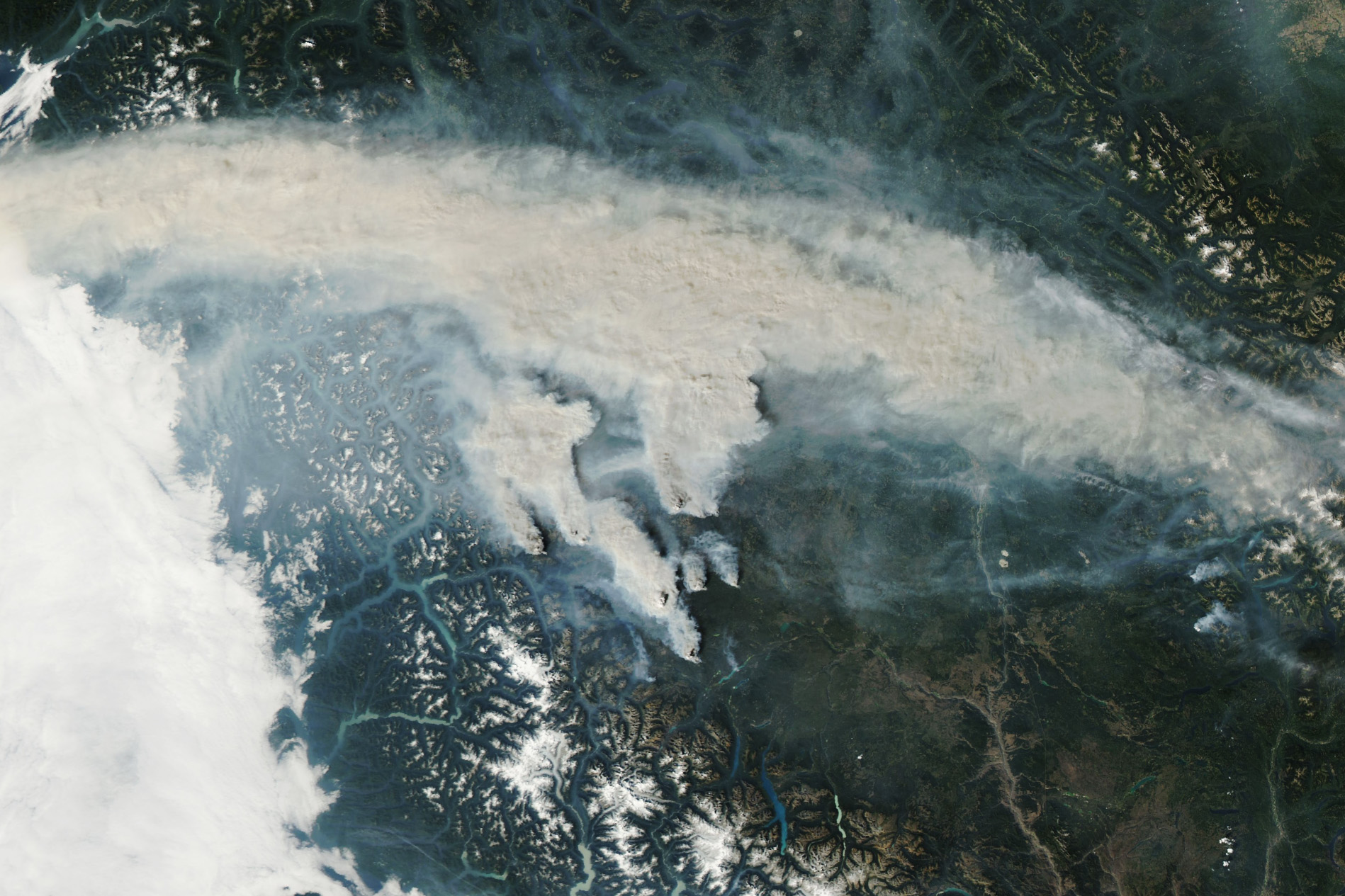 B.C. Wildfires Send Smoke Skyward - related image preview